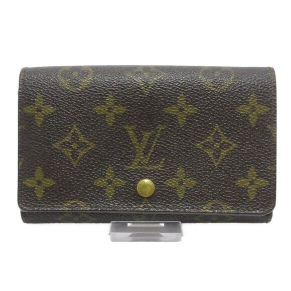LOUIS VUITTON Porte Monnaie Tresor Monogram - Bifold Wallet 350-061525 - Picture 1 of 10